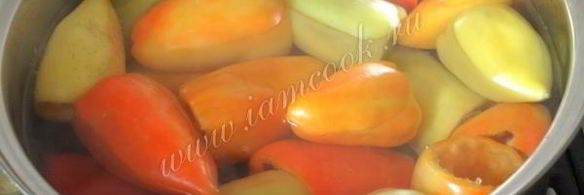 болгарский перец с капустой на зиму