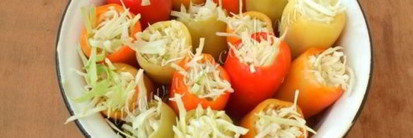 болгарский перец с капустой на зиму