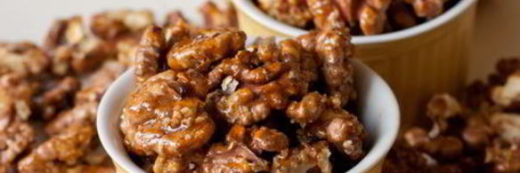 грецкие орехи в коричневом сахаре с чили