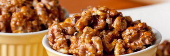 грецкие орехи в коричневом сахаре с чили