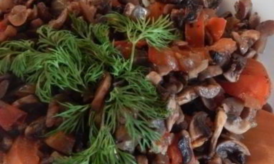 Рецепт грибной икры с помидорами на зиму