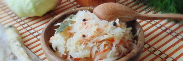 капуста квашеная с хреном и морковью
