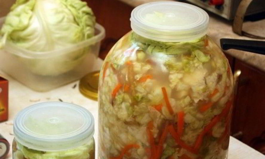 Рецепт капусты на зиму