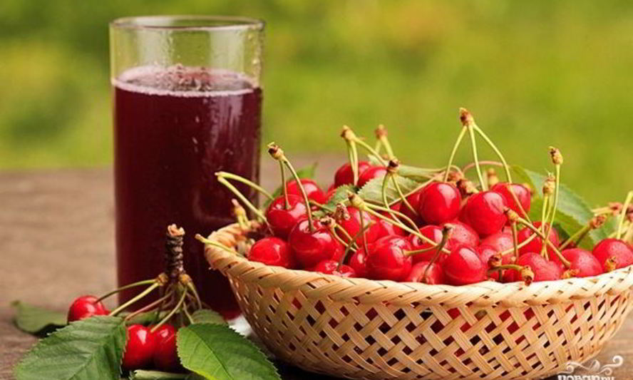 Рецепт компота из черешни на зиму