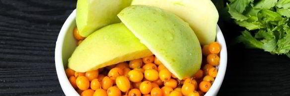 компот из облепихи и яблок на зиму