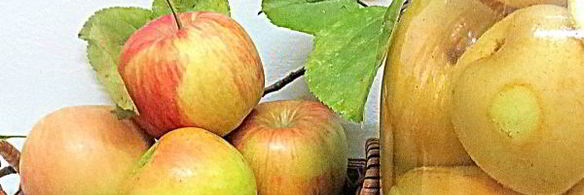 компот из целых яблок на зиму