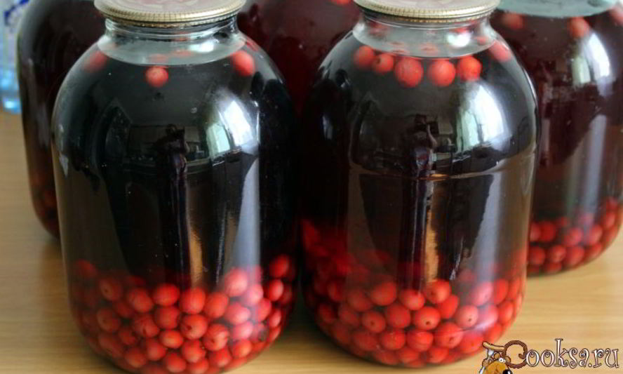 Рецепт вишневого компота на зиму