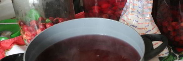 вишневый компот на зиму