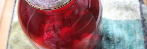 вишневый компот на зиму