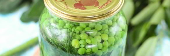 консервированные огурцы с зеленым горошком на зиму