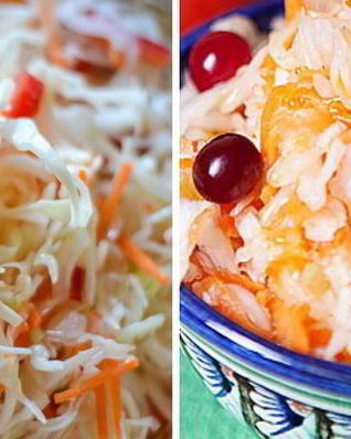 Квашеная капуста с брусникой