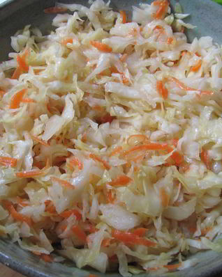 Квашеная капуста с сахаром