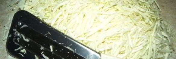 квашеная капуста, сухой посол