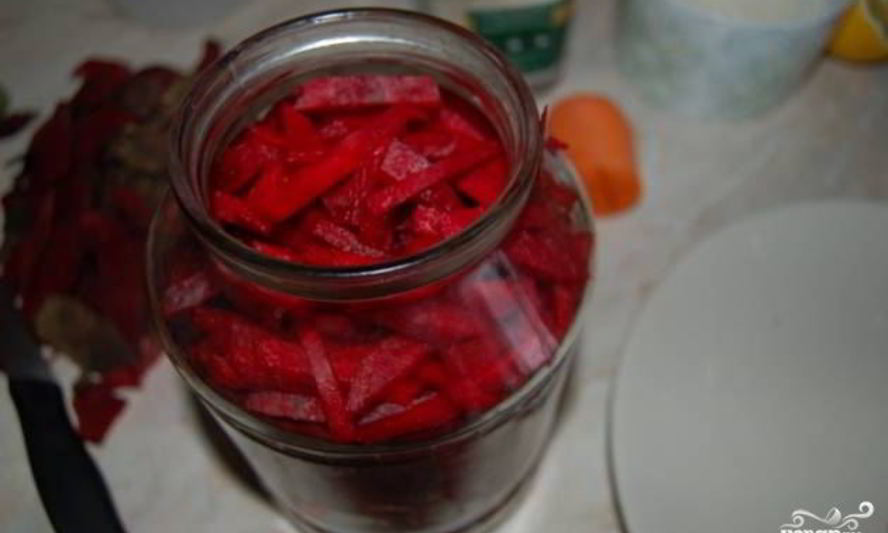 Рецепт квашеного буряка