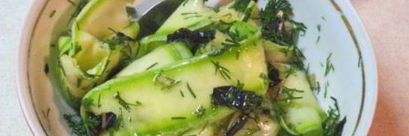 быстрые маринованные кабачки