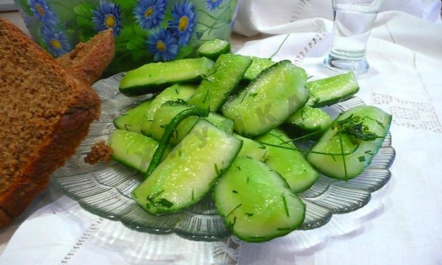 Рецепт быстрых маринованных огурцов в пакете
