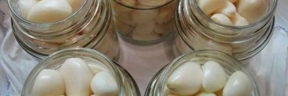 чеснок маринованный