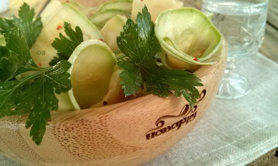 Рецепт кабачков маринованных мгновенного поедания