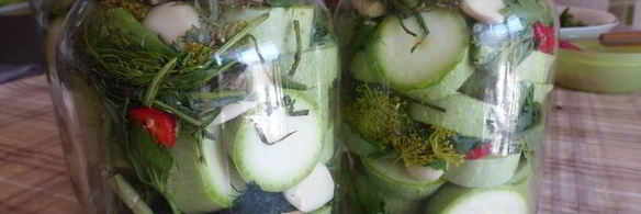 кабачки маринованые