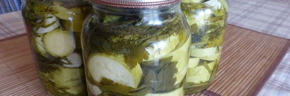кабачки маринованые