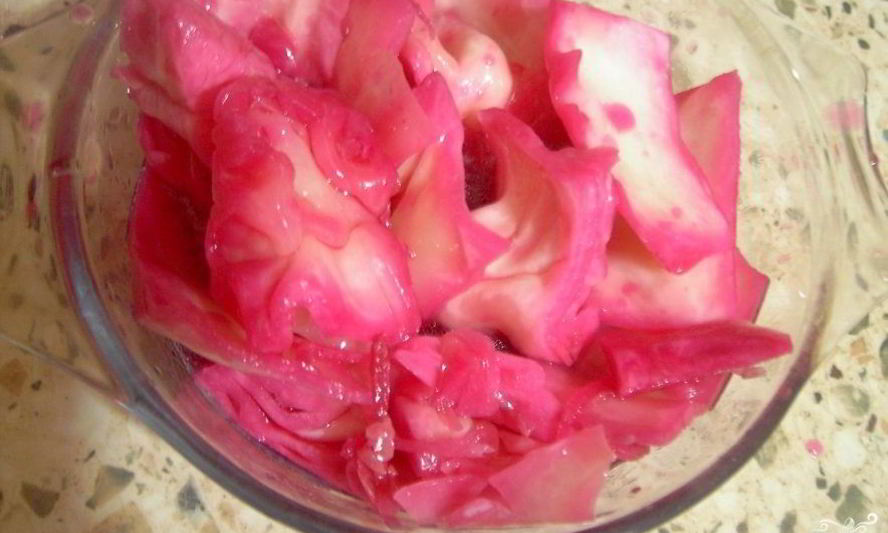 Рецепт капусты маринованной с бураком