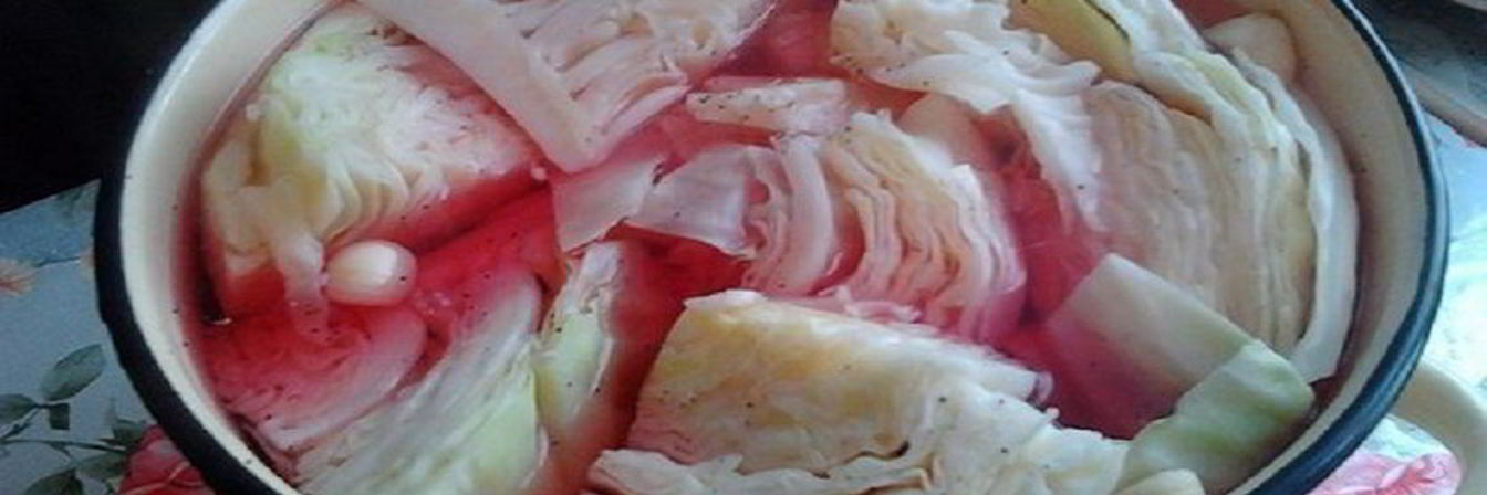 Капуста по-гурийски с уксусом