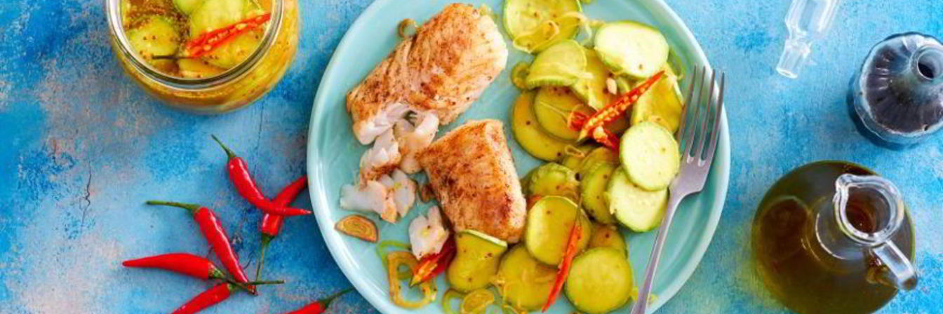 Хрустящие маринованные кабачки