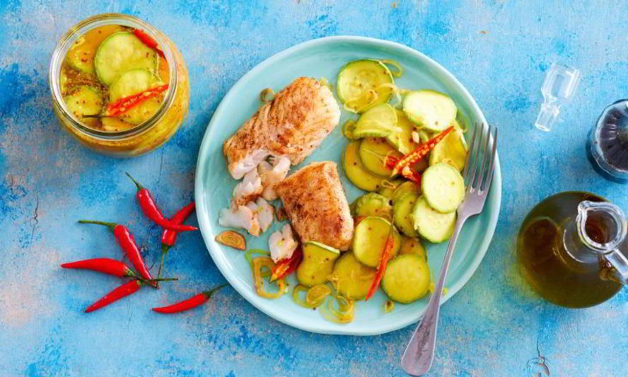 Рецепт хрустящих маринованных кабачков