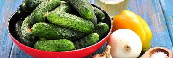 хрустящие маринованные огурцы с болгарским перцем на зиму