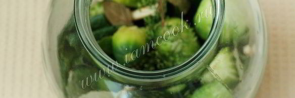 классические маринованные огурцы на зиму