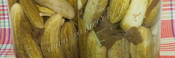 классические маринованные огурцы на зиму