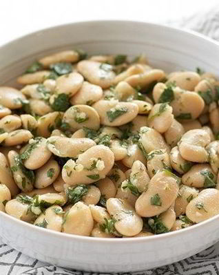 Маринованная белая фасоль