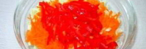 маринованная капуста с красным перцем