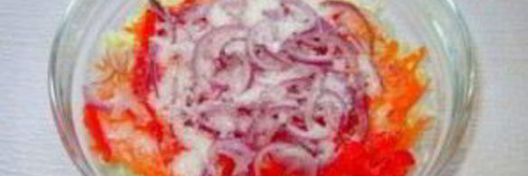 маринованная капуста с красным перцем