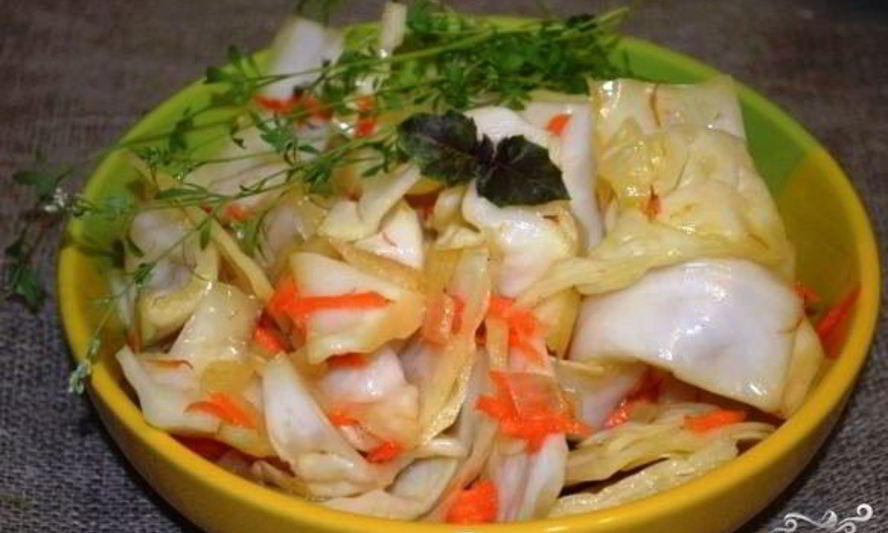 Рецепт маринованной капусты с морковью по-корейски