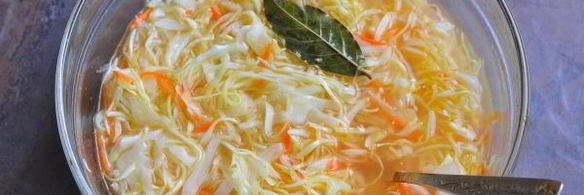 маринованная капуста с уксусом