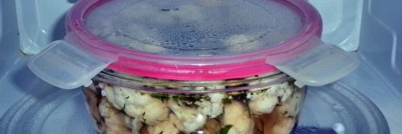 маринованная цветная капуста в микроволновке