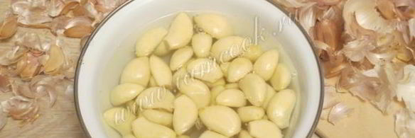 маринованный чеснок зубчиками