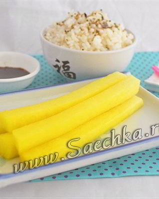 Маринованный дайкон