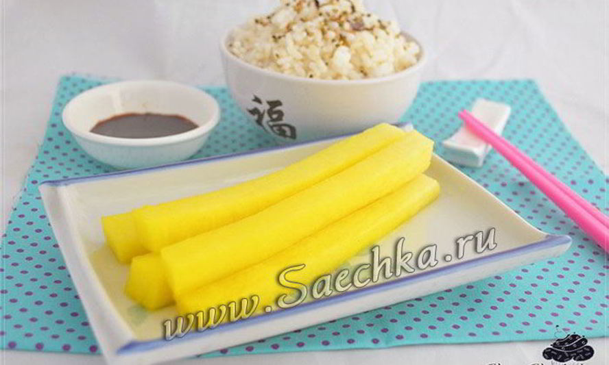 Рецепт маринованного дайкона