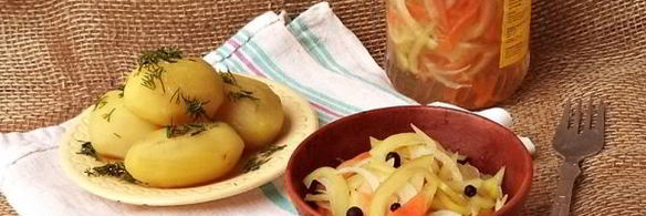 маринованный перец с морковью и луком
