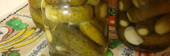 маринованные корнишоны на зиму