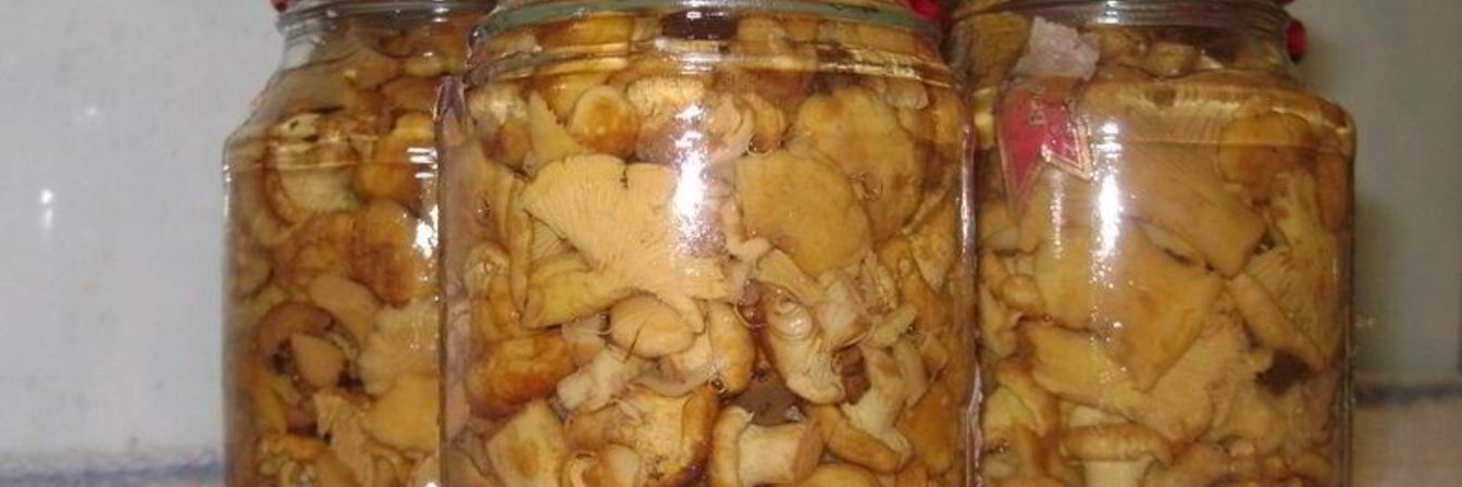 Маринованные лисички с луком