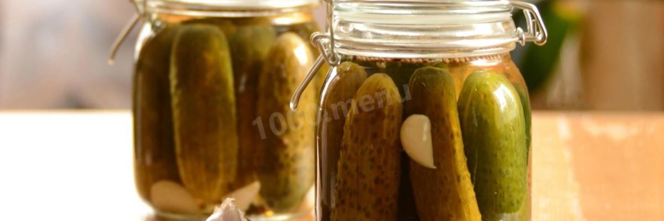 Маринованные огурцы с чесноком на зиму