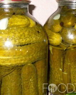 Маринованные огурцы с горчицей