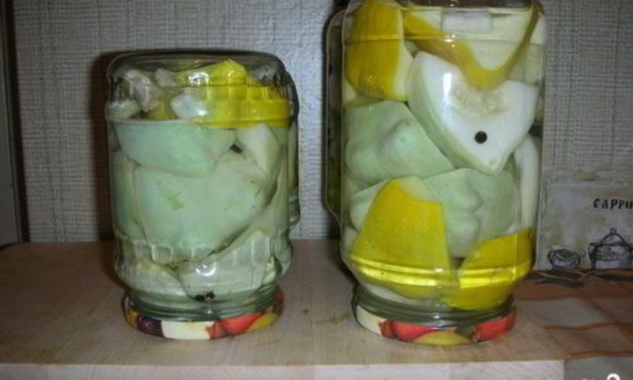 Рецепт маринованных патисонов с лимонной кислотой