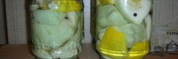 маринованные патисоны с лимонной кислотой