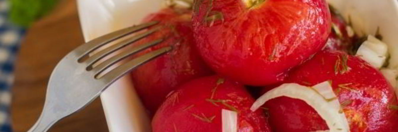 Маринованные помидоры без шкурки