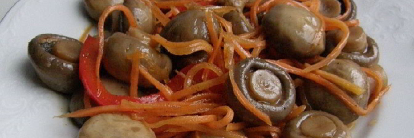 Маринованные шампиньоны по-корейски