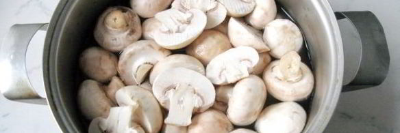 маринованные шампиньоны с укропом и чесноком